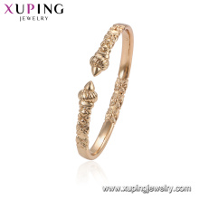 52044 brazaletes elegantes de aleación de oro xuping para mujer brazalete de joyería